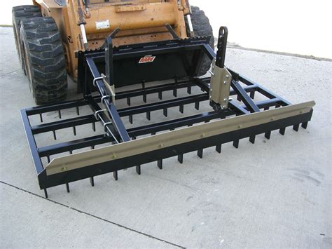 land rake for skid steer|landscape rake for skid steer.